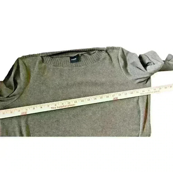 Rafaella Sz XL Asymmetrical Sweater Office Party Lightweight Gold Buttons - Picture 16 of 16